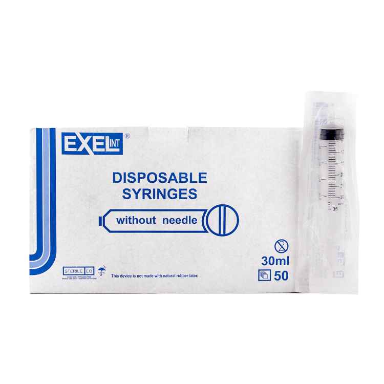 Picture of SYRINGE EXEL 30cc LS ECCENTRIC- 50s