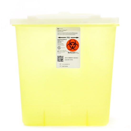 Picture of SHARPS-A-GATOR CONTAINER, YELLOW, 2 GAL (31300878)