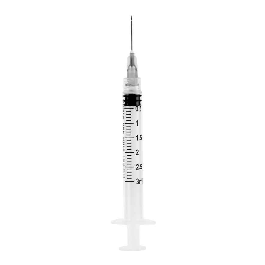 Picture of SYRINGE & NEEDLE SOL-VET 3cc LL 22g x 3/4in - 100s