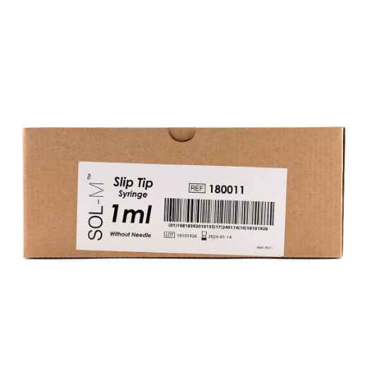 Picture of SYRINGE SOL-M 1cc SLIP TIP LDS POLY - 100s