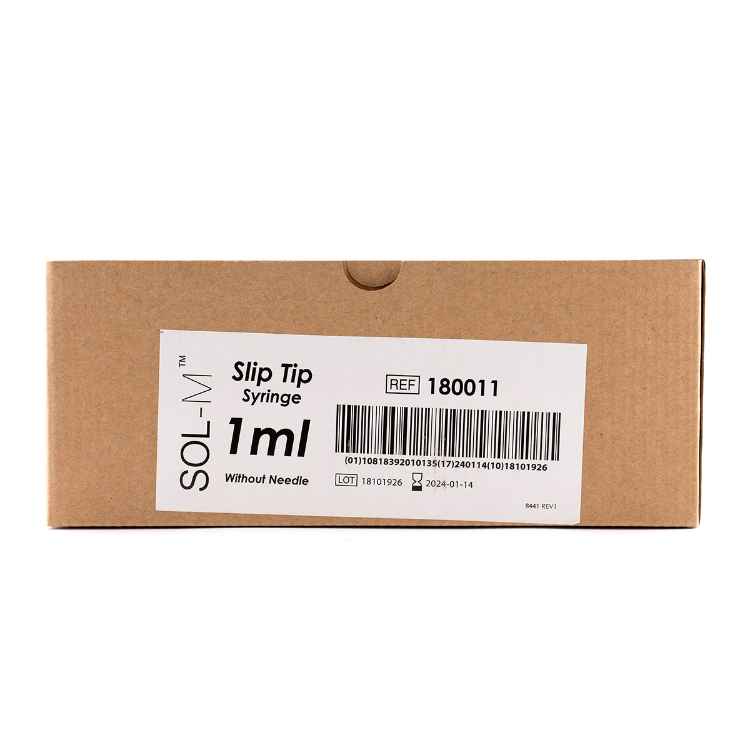 Picture of SYRINGE SOL-M 1cc SLIP TIP LDS POLY - 100s