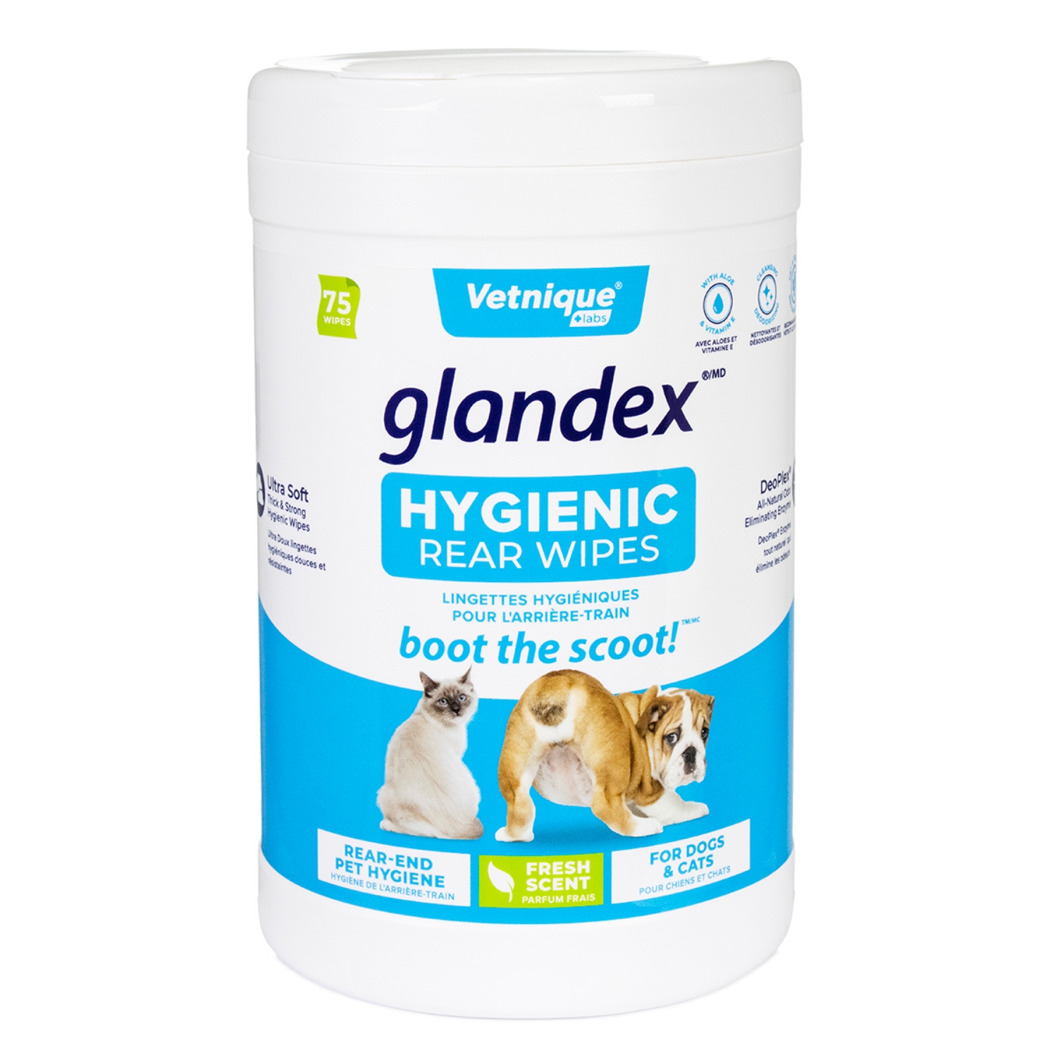 Picture of GLANDEX WIPES 75 COUNT