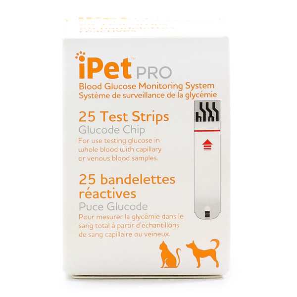 Picture of IPET PRO GLUCOSE TEST STRIPS - 25s