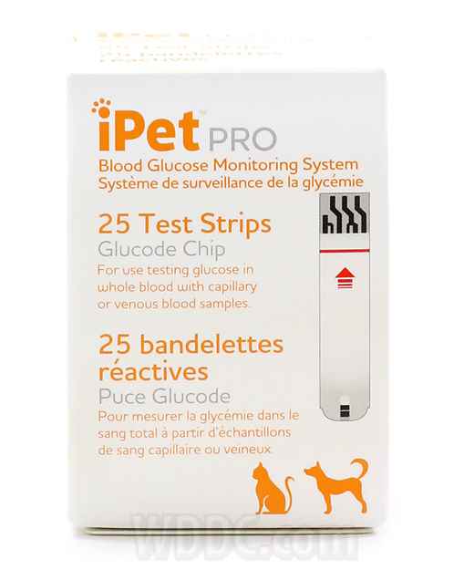 Picture of IPET PRO GLUCOSE TEST STRIPS - 25s