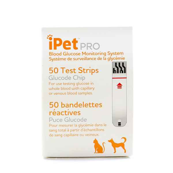 Picture of IPET PRO GLUCOSE TEST STRIPS - 50s