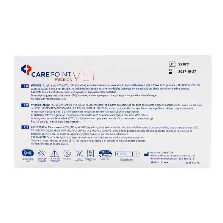 Picture of SYRINGE CAREPOINT 6cc LS - 100s