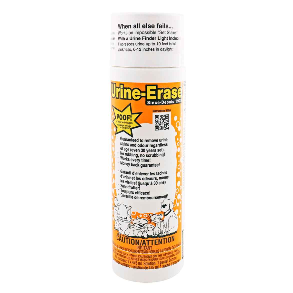 Picture of URINE ERASE KIT w/ URINE FINDER LIGHT - 475ml