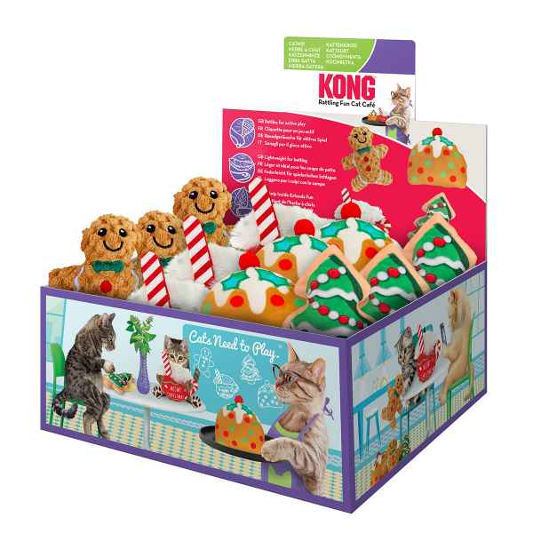 Picture of XMAS HOLIDAY FELINE KONG Scrattles Counter Display - 12/box 