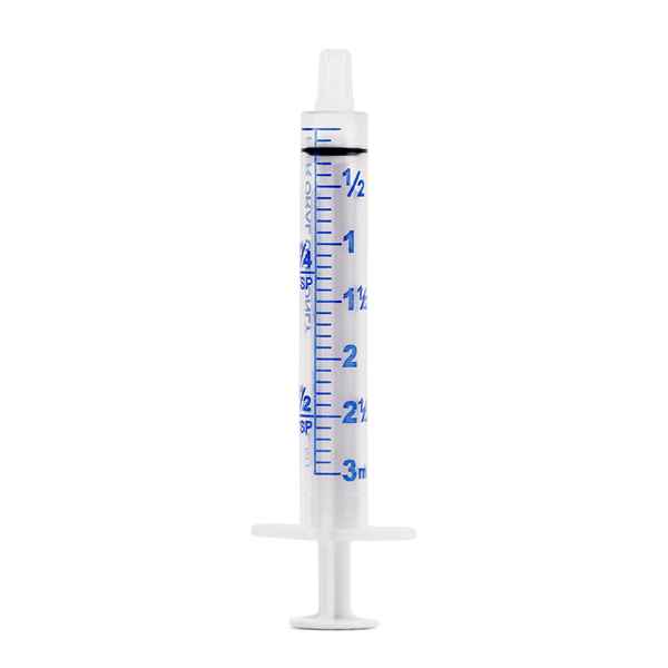 Picture of SOL-M DISPENSING SYRINGE CLEAR w/ CAP 3ml - 100s