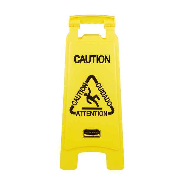 Picture of WET FLOOR CAUTION SIGN (TENT STYLE) - 26in