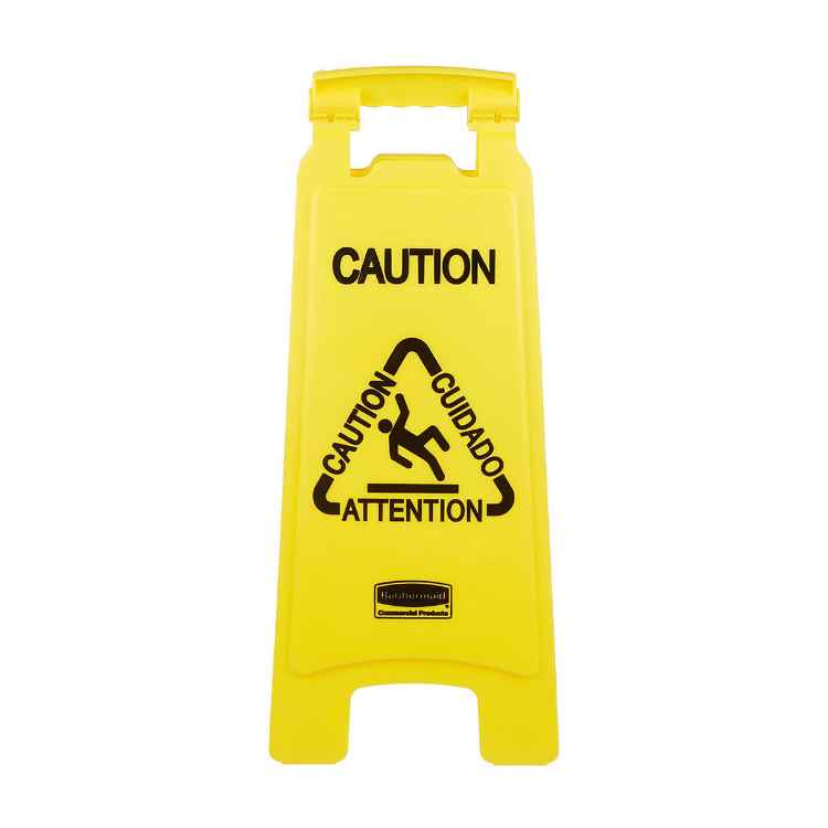 Picture of WET FLOOR CAUTION SIGN (TENT STYLE) - 26in