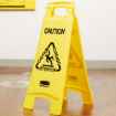 Picture of WET FLOOR CAUTION SIGN (TENT STYLE) - 26in