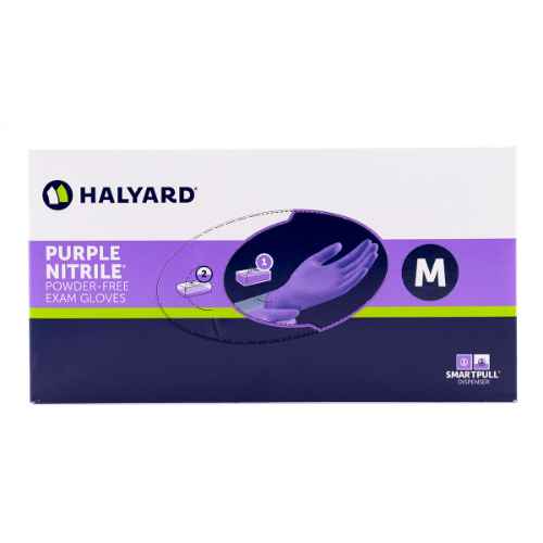 Picture of GLOVES EXAM KC PURPLE NITRILE PF MEDIUM - 100s 