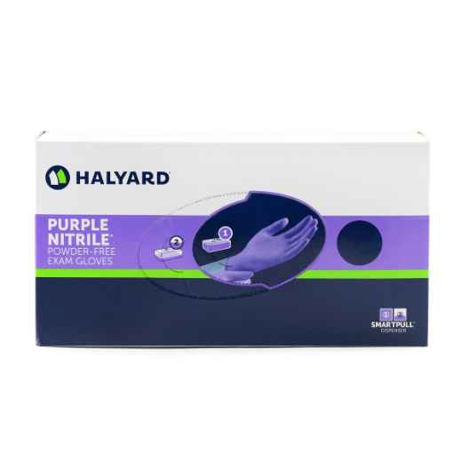 Picture of GLOVES EXAM KC PURPLE NITRILE PF XLARGE - 100's