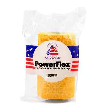 Show details for POWERFLEX EQUINE BANDAGE Yellow - 4in x 5yds Picture of POWERFLEX EQUINE BANDAGE Yellow - 4in x 5yds