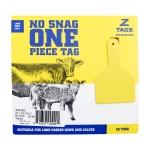 Picture of Z TAG CALF one piece LONG NECK YELLOW BLANK - 25's