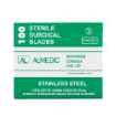 Picture of SCALPEL BLADES SS ALMEDIC #10 STERILE (A6-120) - 100s