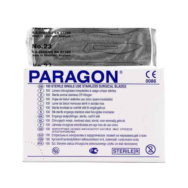 Picture of SCALPEL BLADES SS PARAGON #23 - 100s