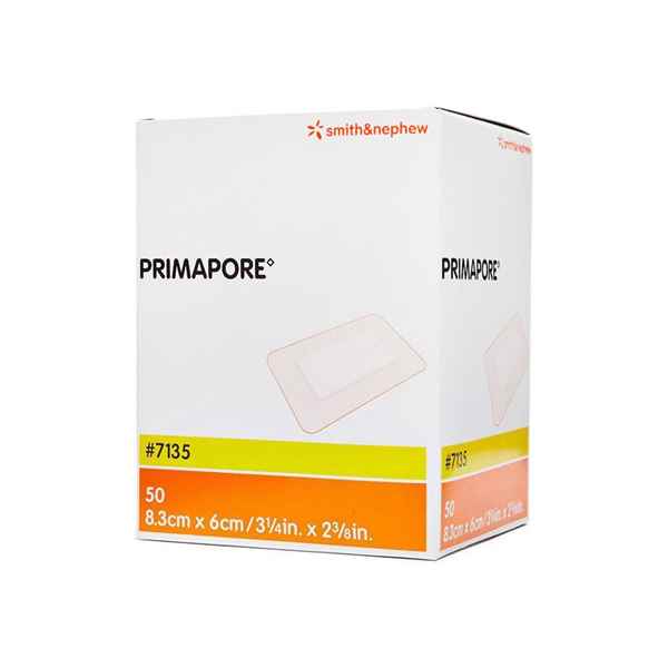 Picture of PRIMAPORE ADHESIVE NON WOVEN DRESSING 8.3cm x 6cm - 50's