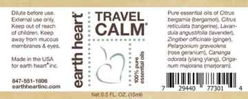 Picture of EARTH HEART CANINE TRAVEL CALM AROMATHERAPY  Essential Oil - 15ml