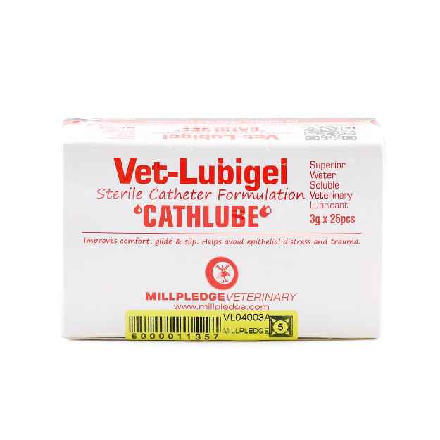 Picture of VET-LUBIGEL (CATHLUBE) STERILE SACHET -  3g x 25s