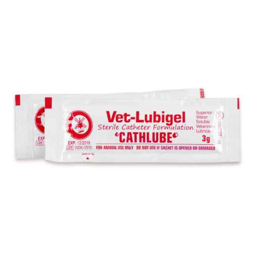 Picture of VET-LUBIGEL (CATHLUBE) STERILE SACHET -  3g x 25s