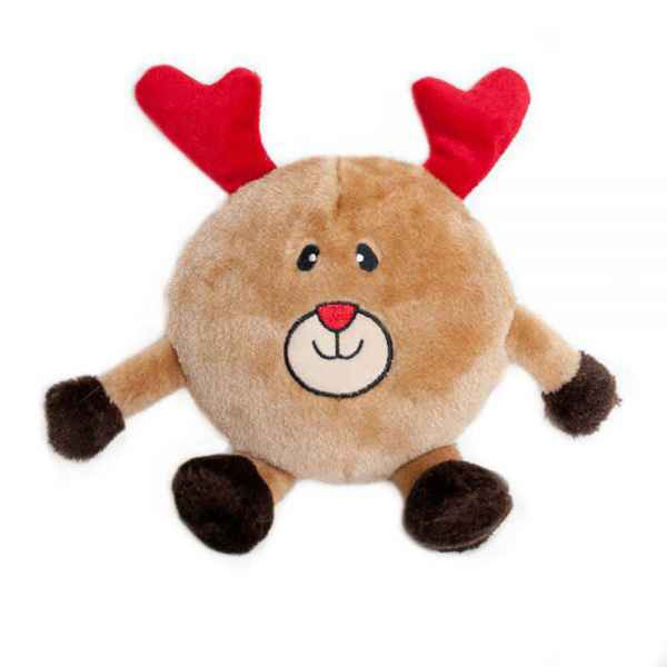 Picture of XMAS HOLIDAY CANINE ZIPPYPAW Brainey - Reindeer 