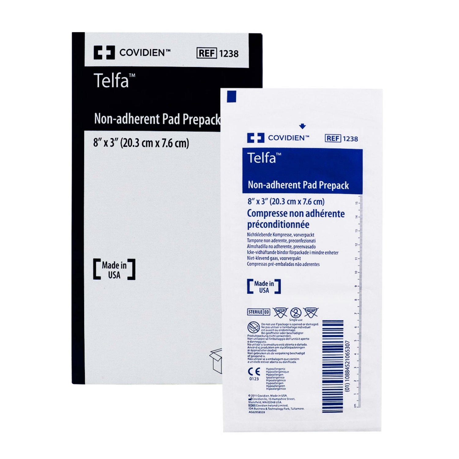 Picture of TELFA PAD NON-ADHERENT STERILE 3in x 8in - 50/box