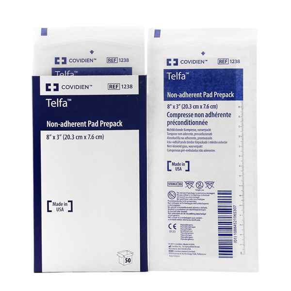 Picture of TELFA PAD NON-ADHERENT STERILE 3in x 8in - 50/box