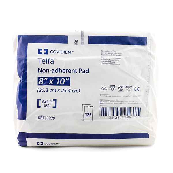 Picture of TELFA PAD NON-ADHERENT N/STER 8in x 10in - 125/box