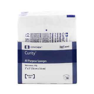 Picture of GAUZE SPONGE CURITY STERILE  4ply 3in x 3in - 50s