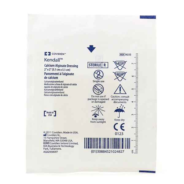 Picture of CURASORB CALCIUM ALGINATE DRESSING 2in x 2in