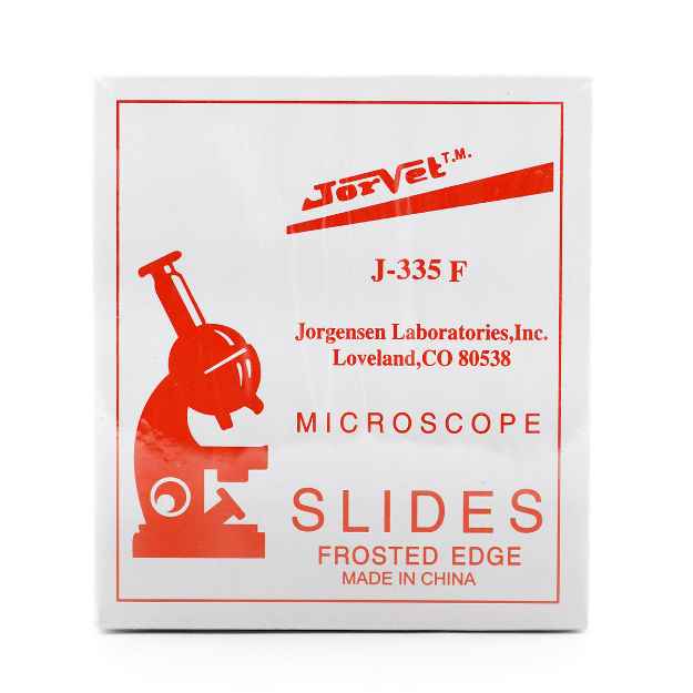 Picture of MICROSCOPE SLIDES FROSTED BEVELED CORNER (J0335F) - 72/box