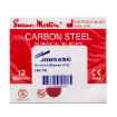 Picture of SCALPEL BLADES SWANN MORTON Carbon Steel 12 (J0054SC) - 100/box