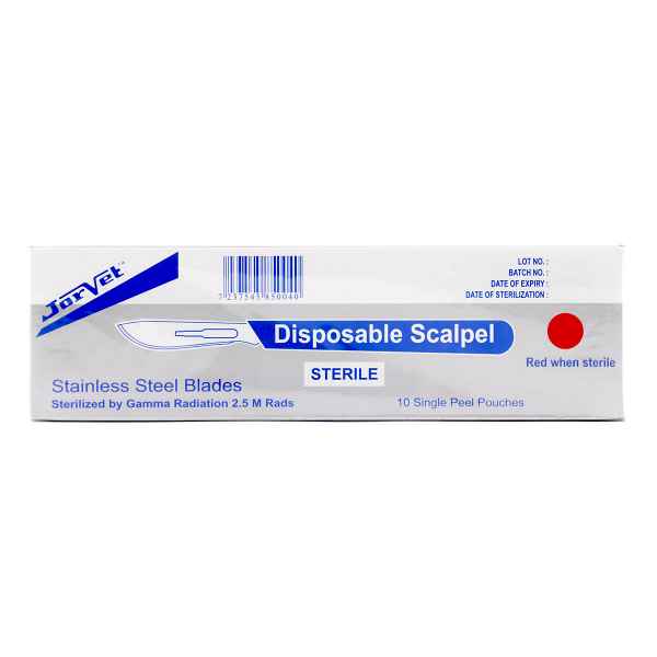 Picture of SCALPEL DISPOSABLE with Stainless Steel 10 BLADE (J0580 ) - 10/box