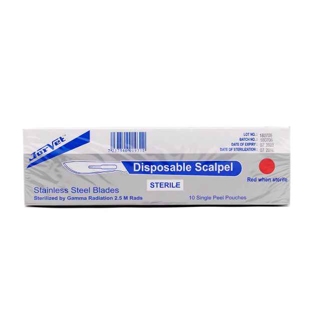 Picture of SCALPEL DISPOSABLE with Stainless Steel 20 BLADE (J0584) - 10/box