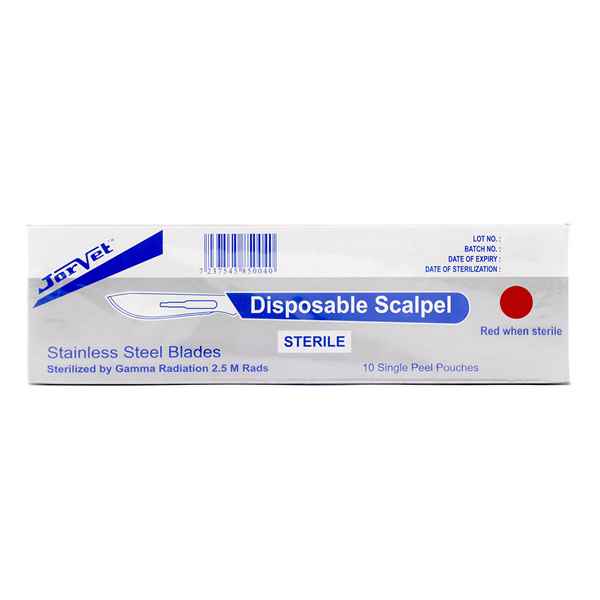 Picture of SCALPEL DISPOSABLE with Stainless Steel 21 BLADE (J0585) - 10/box