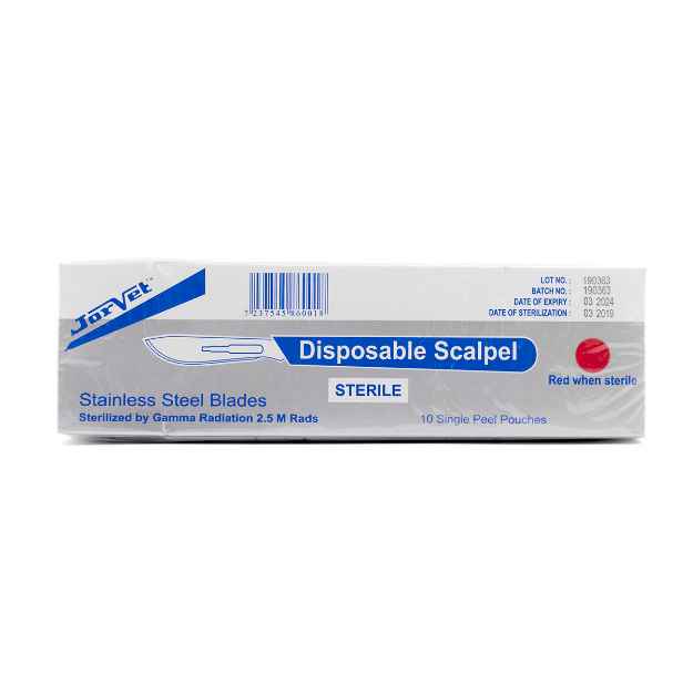 Picture of SCALPEL DISPOSABLE with Stainless Steel 22 BLADE (J0586) - 10/box