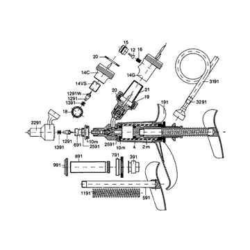 Picture of FERROMATIC SYRINGE M91 FRONT PIECE w/LL(J0053FD2291)