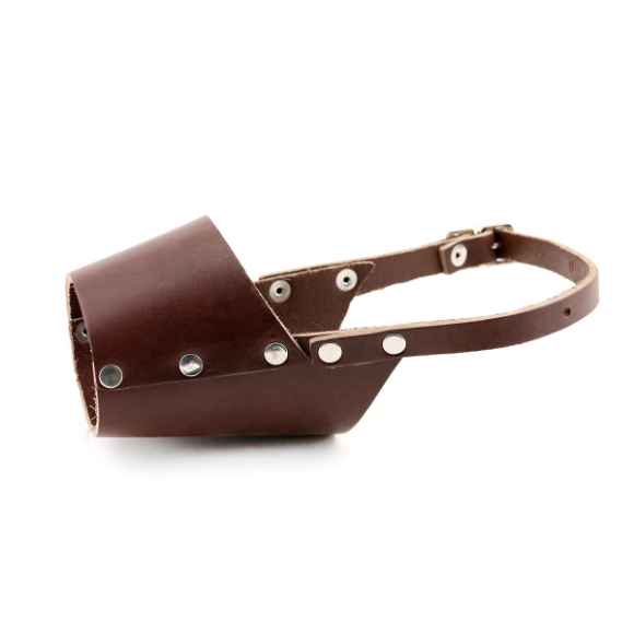 Picture of MUZZLE LEATHER CANINE (J0230A) - X Small