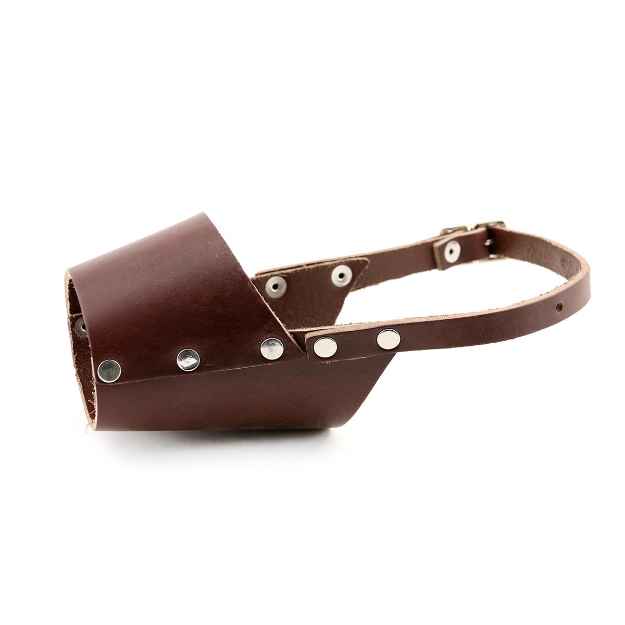 Picture of MUZZLE LEATHER CANINE (J0230C) - Medium