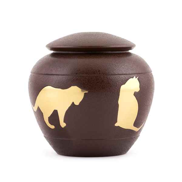 Picture of CREMATION Urn Sienna Silhoutte Cat (J0316SS)