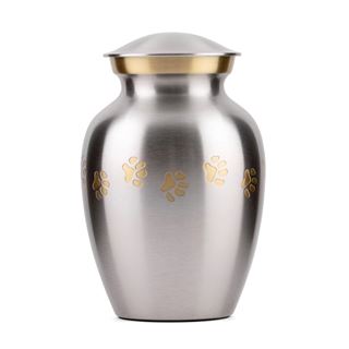 Picture of CREMATION Urn Paw Print Classic Pewter (J0316PPPXS) - X Small