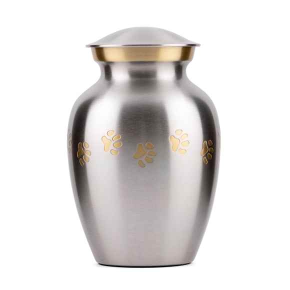Picture of CREMATION Urn Paw Print Classic Pewter (J0316PPPXS) - X Small