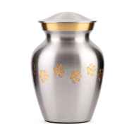 Picture of CREMATION Urn Paw Print Classic Pewter (J0316PPPP) - Petite