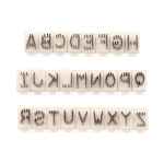 Picture of TATTOO LETTER 3/8in set of letters A-Z (J0643L)