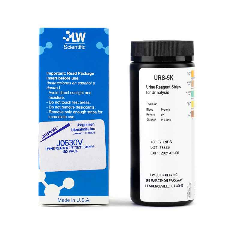 Picture of URINE 5 - PARAMETER TEST STRIPS (J0630V) - 100s(so)