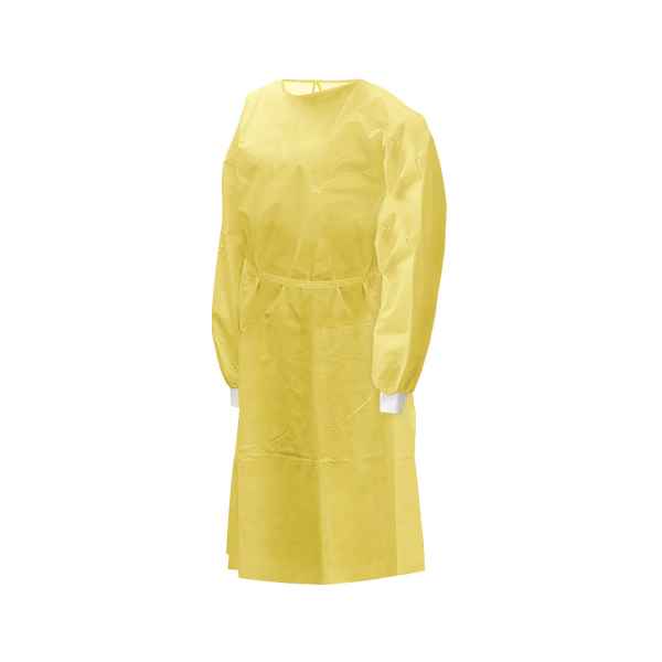 Picture of ISOLATION GOWN YELLOW Disposable (J0736) - 10`s