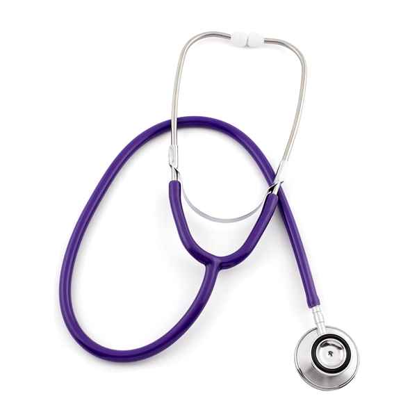 Picture of STETHOSCOPE DUAL- SIDED HEAD Jorvet Purple Tubing (J0205P) - 30in