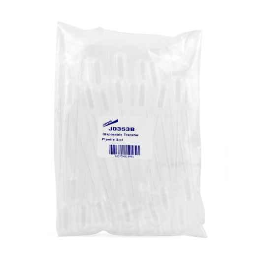 Picture of TRANSFER PIPETTES 3ml Disposable (J0353B) - 50/bag